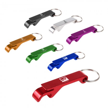 Aluminum Bottle Can Opener Key Ring